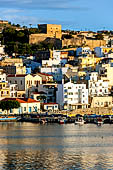 Sitia, the hill above the harbour lies the restored Kazarma or Venetian fortress. 